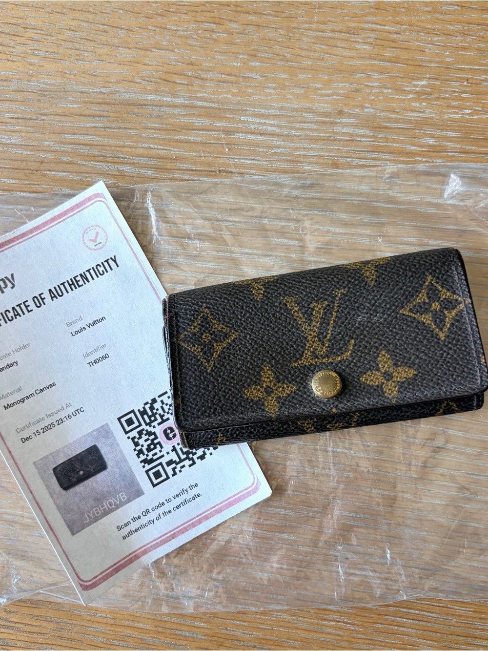 PROJECT PIECE Louis Vuitton Monogram Canvas Key Holder Case in Brown
